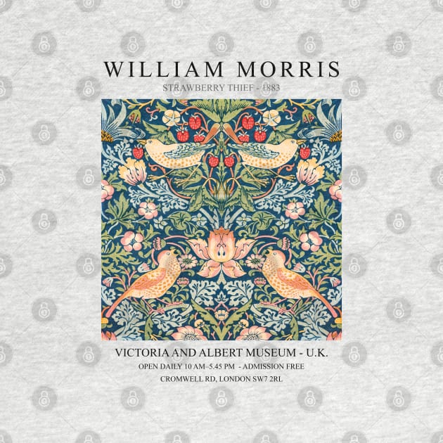 William Morris Strawberry Thief Art Design by VanillaArt